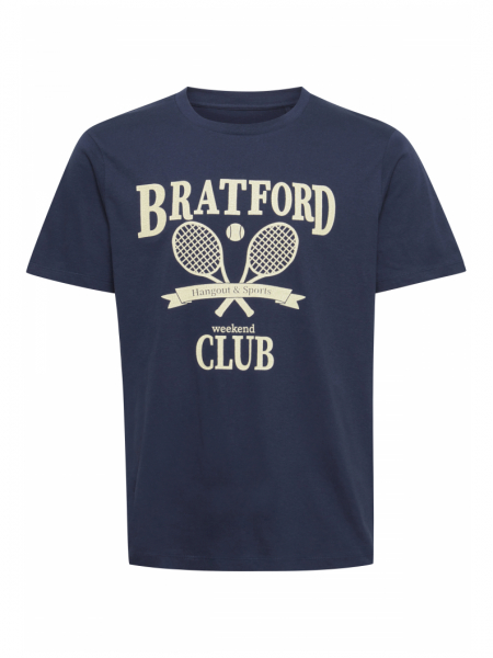 BLEND Bratford 5683, Kék Rövid Ujjú Póló
