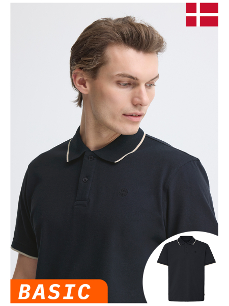 BLEND Edin 0425, Fekete Ingpóló NOOS