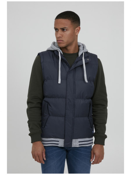 BLEND Hoody Vest 3196, Kék Mellény