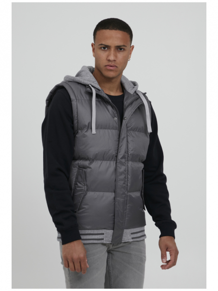 BLEND Hoody Vest 3196, Szürke Mellény