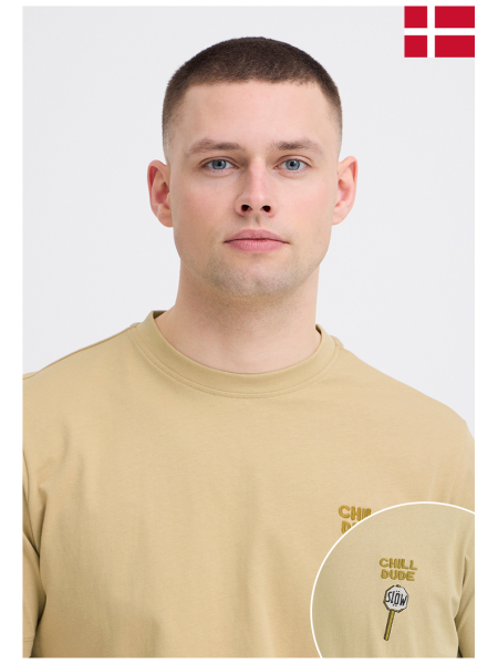 BLEND Kameron 0360, Barna Rövid Ujjú Póló