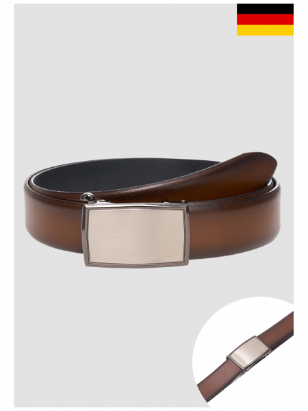 BUGATTI 0788, Brandy Bőr Öv