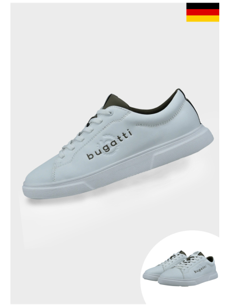 BUGATTI 321-AWT01, Fehér Sneaker Félcipő