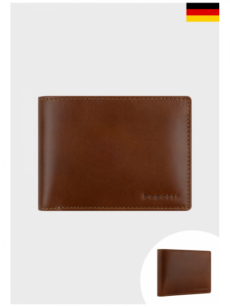 BUGATTI Remo 9707, Barna Bőr Pénztárca