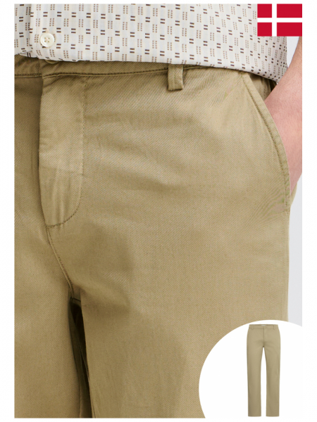 CASUAL FRIDAY Andrup 5421, Drapp Chinonadrág 