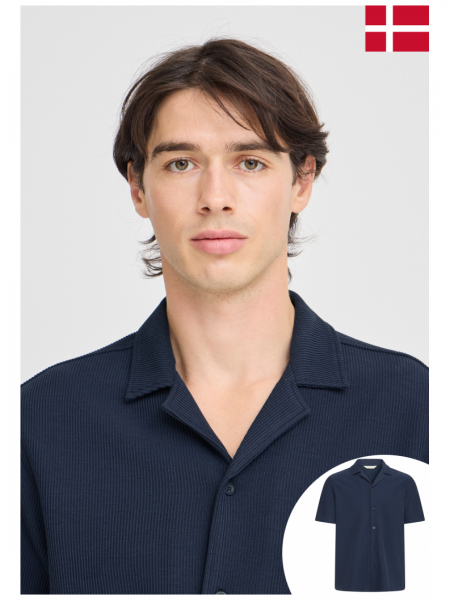 CASUAL FRIDAY Archer 5472, Kék Rövid Ujjú Ing