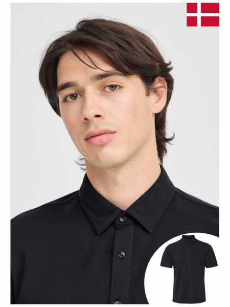 CASUAL FRIDAY Folke 5444, Sötétkék Rövid Ujjú Ing