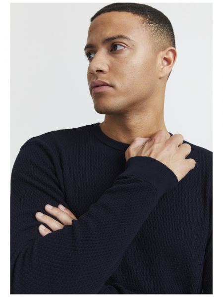 CASUAL FRIDAY Karlo 3984, Kék Kötött Pulóver, NOOS