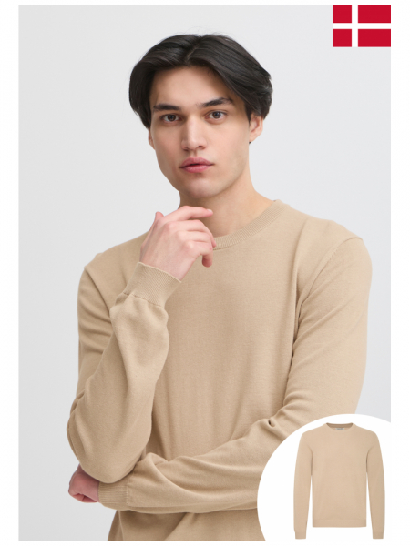 CASUAL FRIDAY Osvald, 5633, Drapp Kötött Pulóver