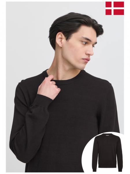 CASUAL FRIDAY Osvald, 5633, Fekete Kötött Pulóver