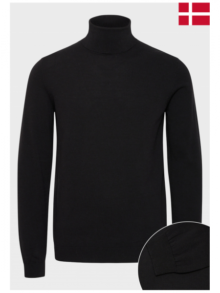 CASUAL FRIDAY Osvald 5634, Fekete Kötött Garbo