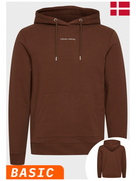 CASUAL FRIDAY Sinius 4055, Barna Kapucnis Pulóver, NOOS