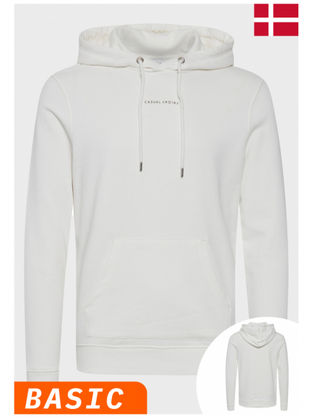 CASUAL FRIDAY Sinius 4055, Fehér Kapucnis Pulóver, NOOS