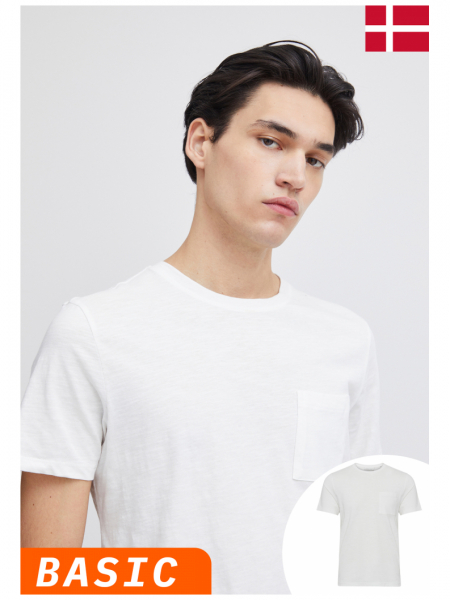 CASUAL FRIDAY Thor 4283, Fehér Rövid Ujjú Póló
