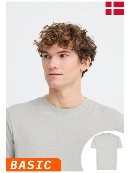 CASUAL FRIDAY Thor 4834, Holdszürke Rövid Ujjú Póló