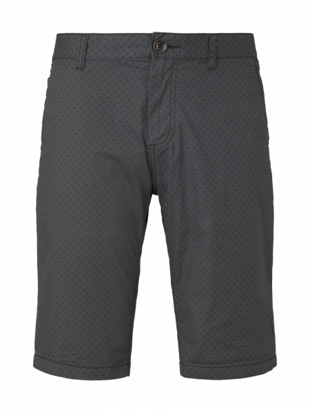 TOM TAILOR Chino Shorts 6331, Szürke Chino Rövidnadrág