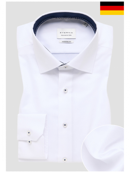 ETERNA Modern Fit 1246, Fehér Hosszú Ujjú Ing