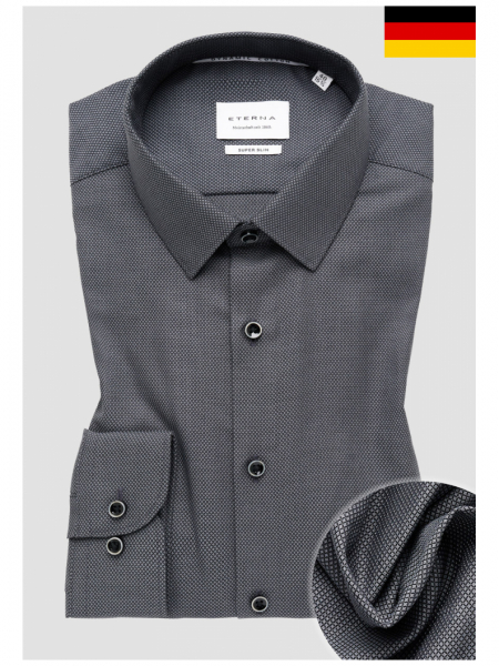 ETERNA Super Slim 2132, Szürke Hosszú Ujjú Ing