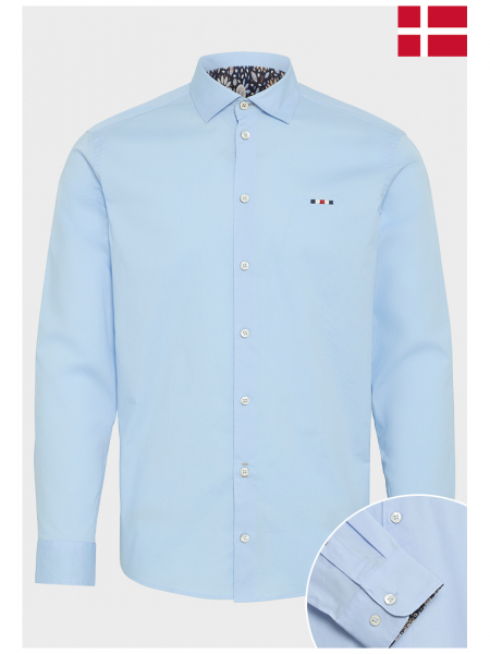 FQ1924 Brandon 0824, Világoskék Hosszú Ujjú Ing