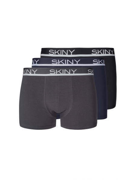 SKINY Cotton Multipack 6840, Boxernadrág, Tripla, SzürkeKékFekete NOS