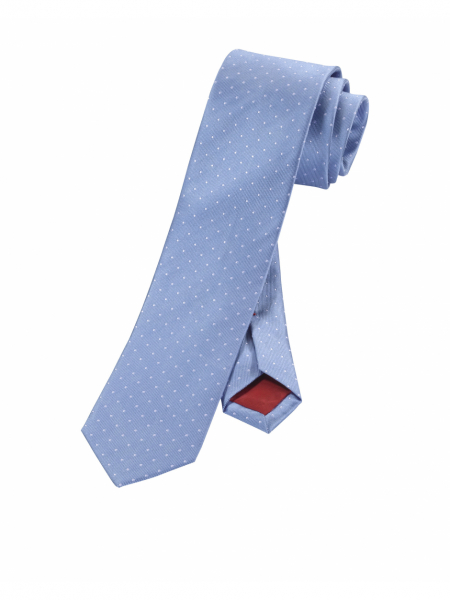 OLYMP Tie 1799, 6cm Halványkék Mintás Nyakkendő