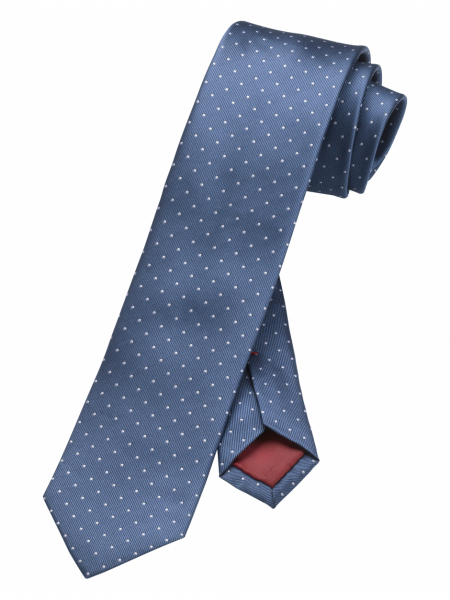 OLYMP Tie 1799, 6cm, Kék Mintás Nyakkendő