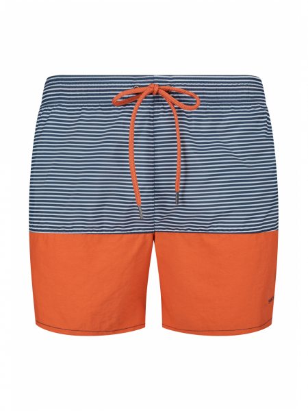SKINY Beach Shorts 0064, Kék Csíkos Szörfnadrág