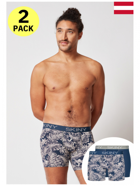 SKINY Cotton Multipack 0222, Multikolor Trópus Boxernadrág Dupla Csomag 