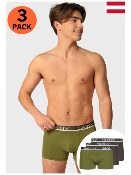 SKINY Cotton Multipack 6840, Mindset Boxeralsó Tripla Csomag