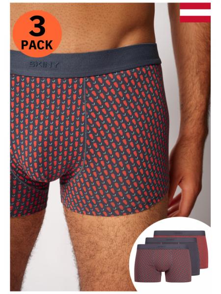 SKINY Cotton Multipack 6919, Nanarcs Boxeralsó Tripla Csomag