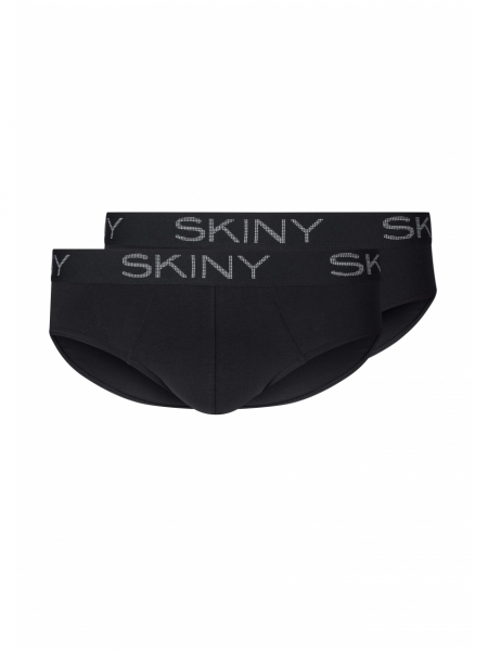 SKINY Cotton Multipack 6834, Fekete Alsónadrág, Dupla Kiszerelés NOS