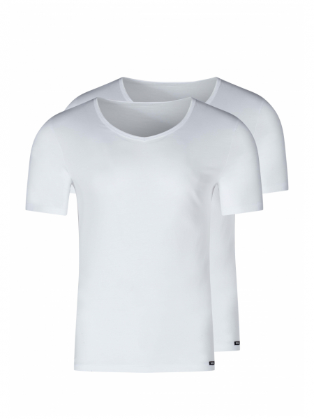 SKINY Shirt Multipack 6911, Szabadidő Ruházat, Dupla, Fehér NOS