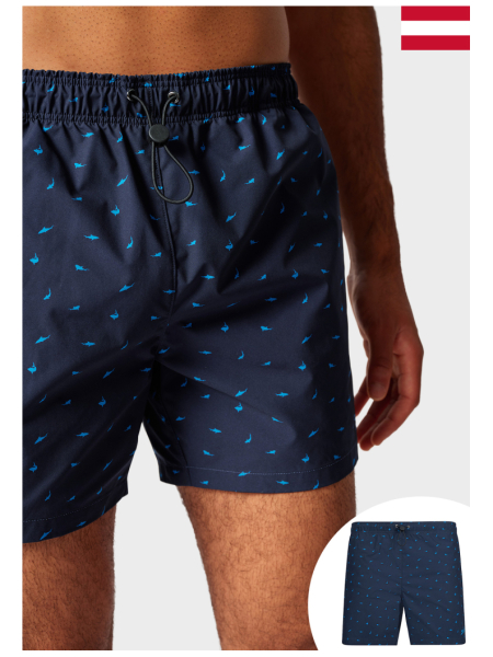 SKINY Swimen 6255, Kék Cápa Szörfnadrág