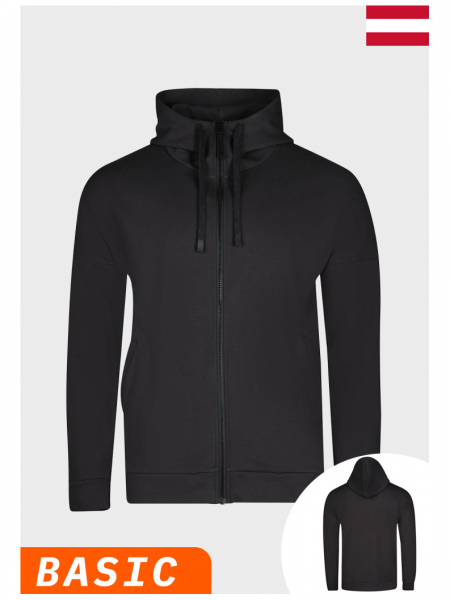 SKINY X Lounge 7042, Fekete Kapucnis Szabadidő Felső