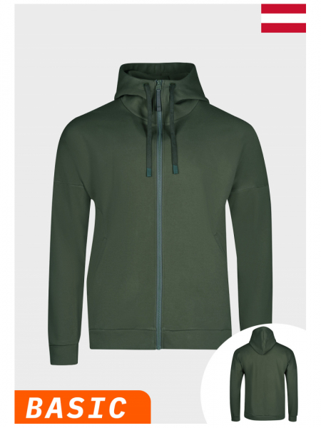 SKINY X Lounge 7042, Zöld Kapucnis Szabadidő Felső