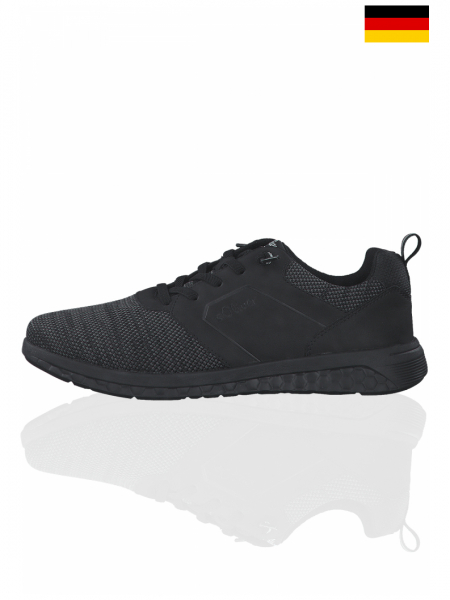 s.OLIVER 13645, Fekete Sneaker Félcipő