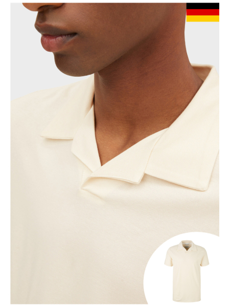 TOM TAILOR 1624, Törtfehér Rövid Ujjú Ingpóló