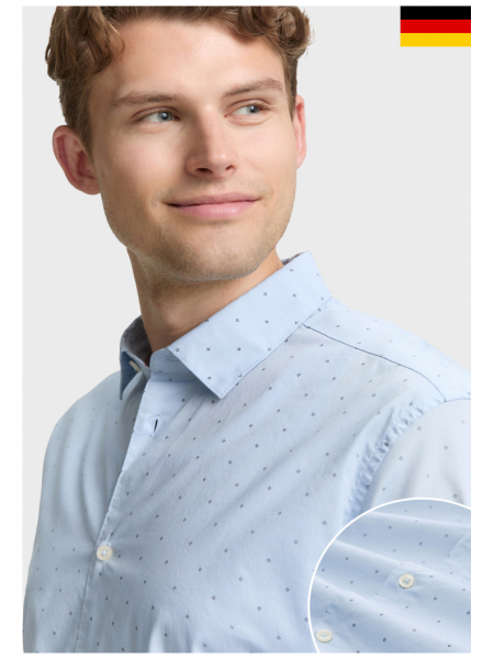 TOM TAILOR 7335, Világoskék Hosszú Ujjú Ing