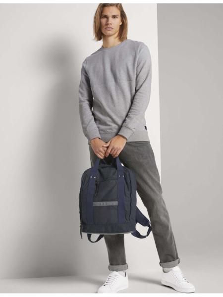 TOM TAILOR DENIM Bendik Backpack 940, Kék Táska