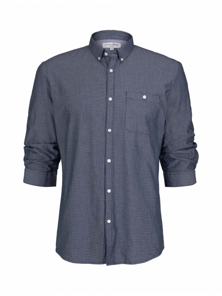 TOM TAILOR DENIM Turn Up 4719, Kék Rövid Ujjú Ing