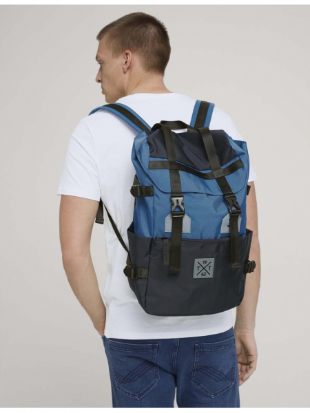 TOM TAILOR Stuart Backpack 093, Kék Táska